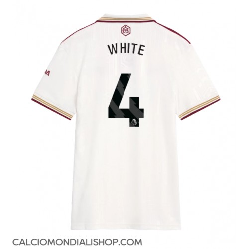 Maglie da calcio Arsenal Ben White #4 Terza Maglia Femminile 2025-26 Manica Corta